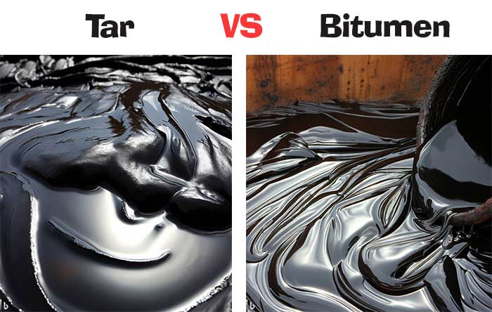 bitumen and tar difference